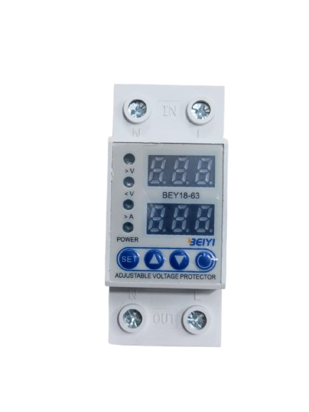Voltage Protector A63A Adjustable Dual Display
